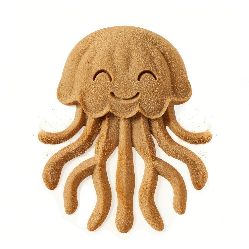 Sand Sculpture jellyfish cartoon animal toy.
