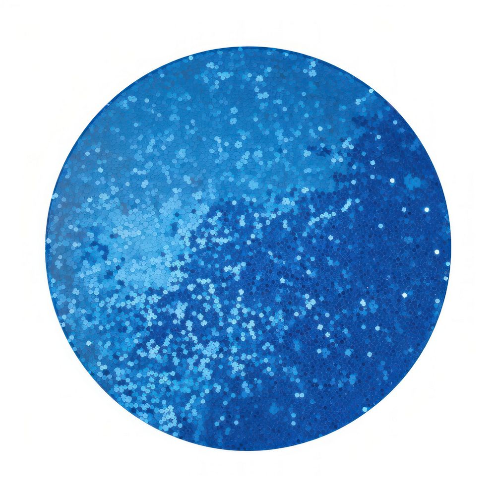 Blue circle icon glitter backgrounds shape.