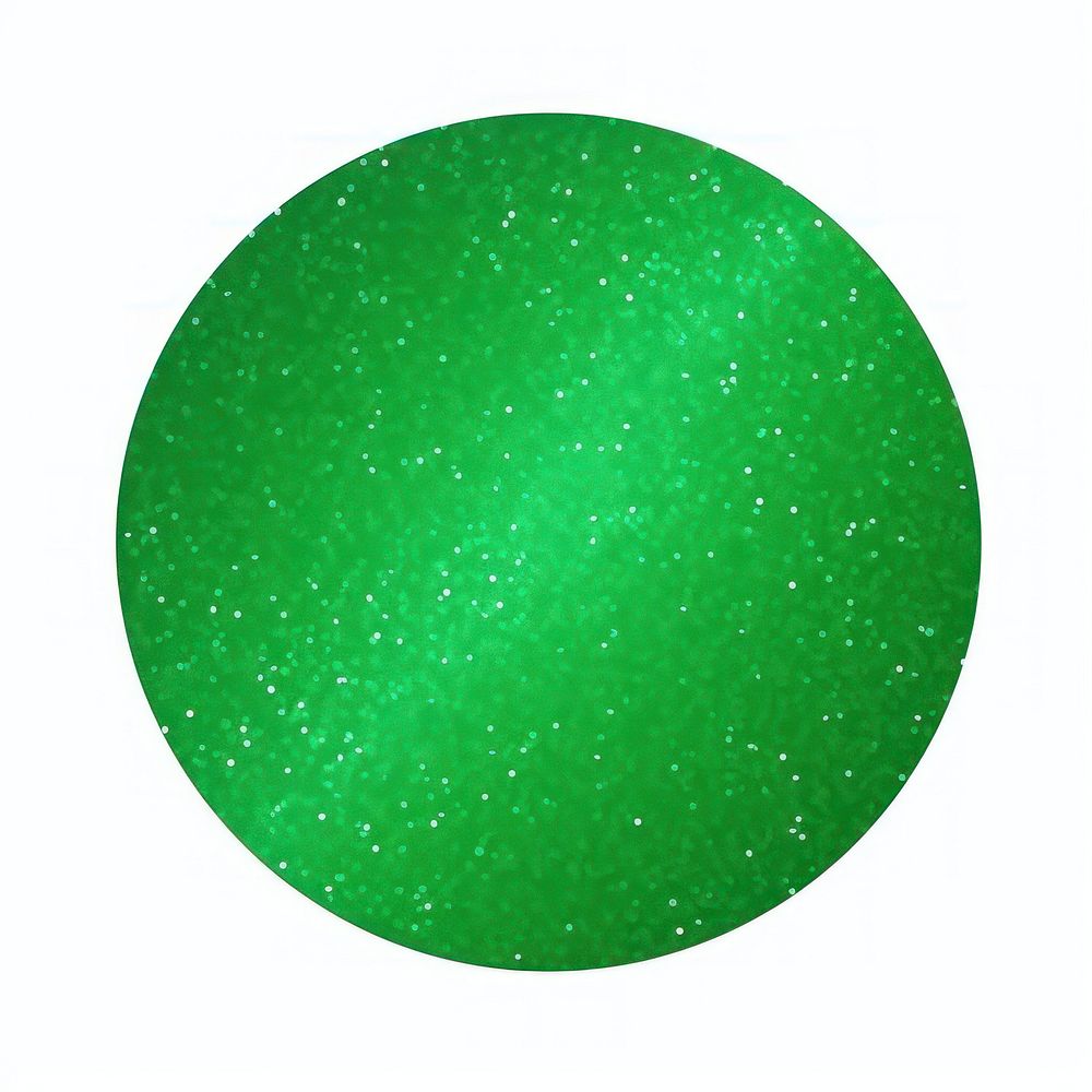 Green circle icon glitter backgrounds sphere.