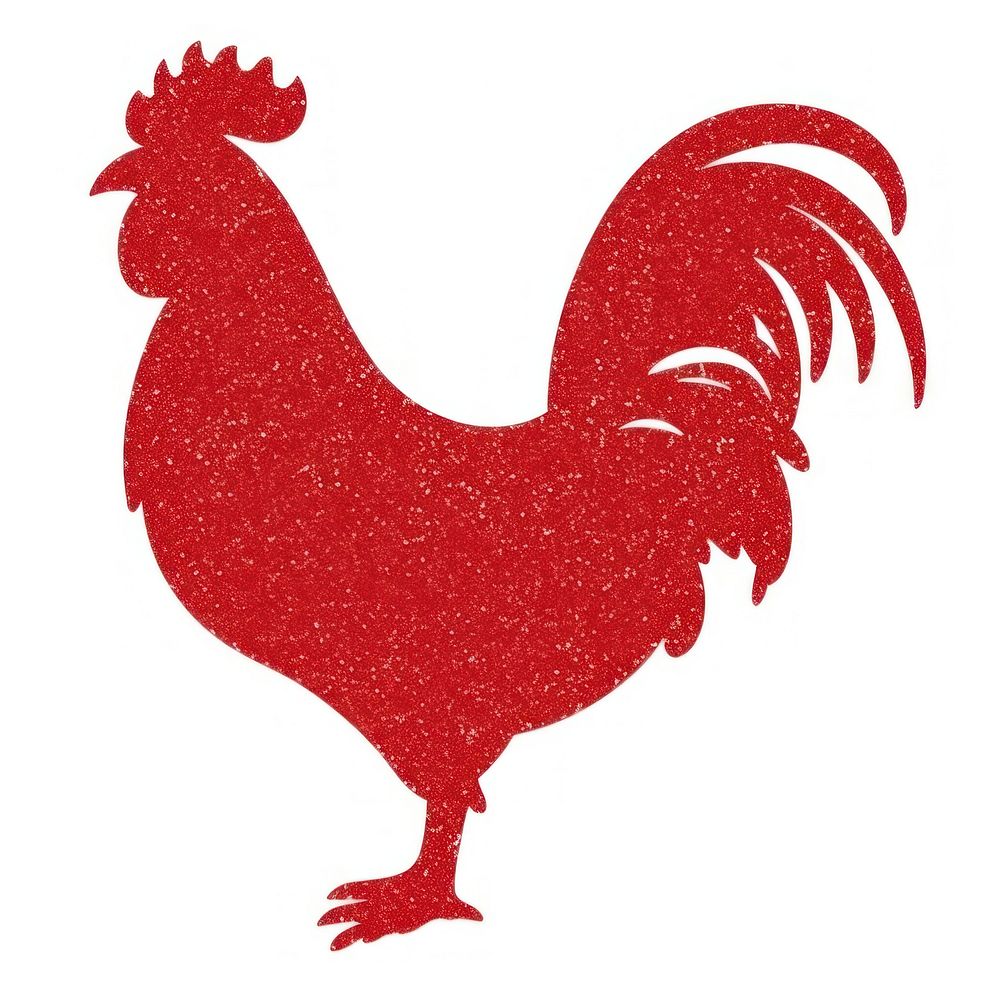 Red Chicken icon chicken poultry animal.
