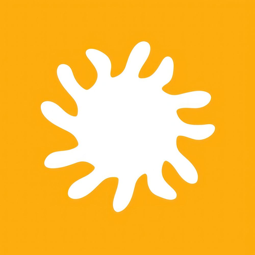 Minimal Abstract Vector illustration of a sun logo sunlight outdoors.