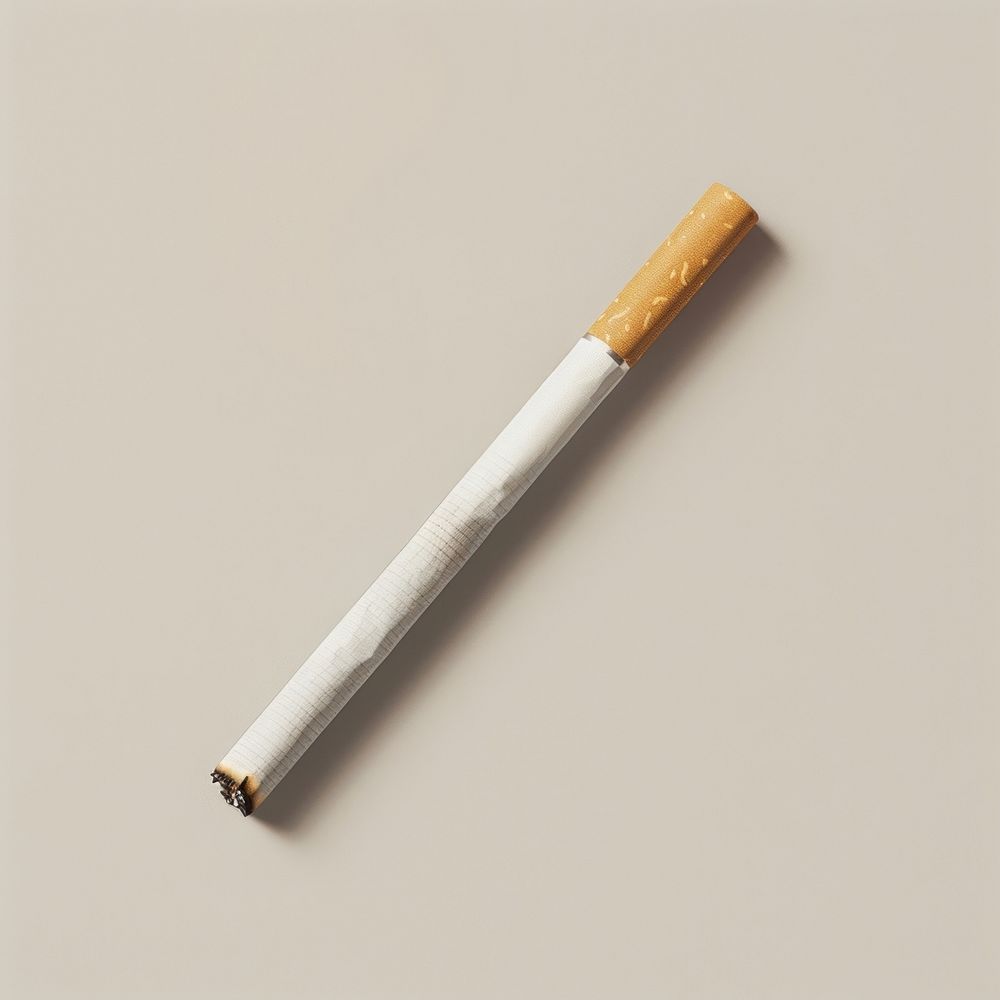 Shiny cigarette smoking tobacco eraser.