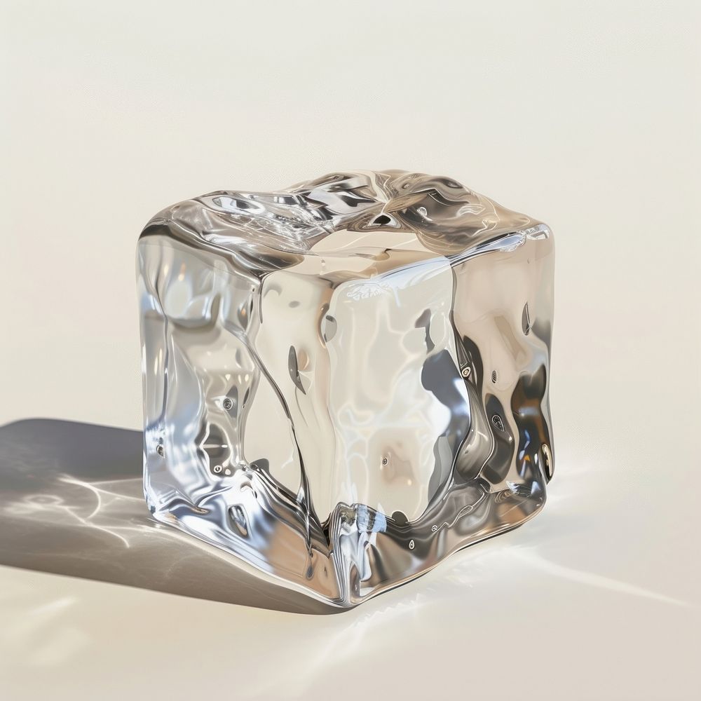 Shiny ice cube furniture lighting jewelry.