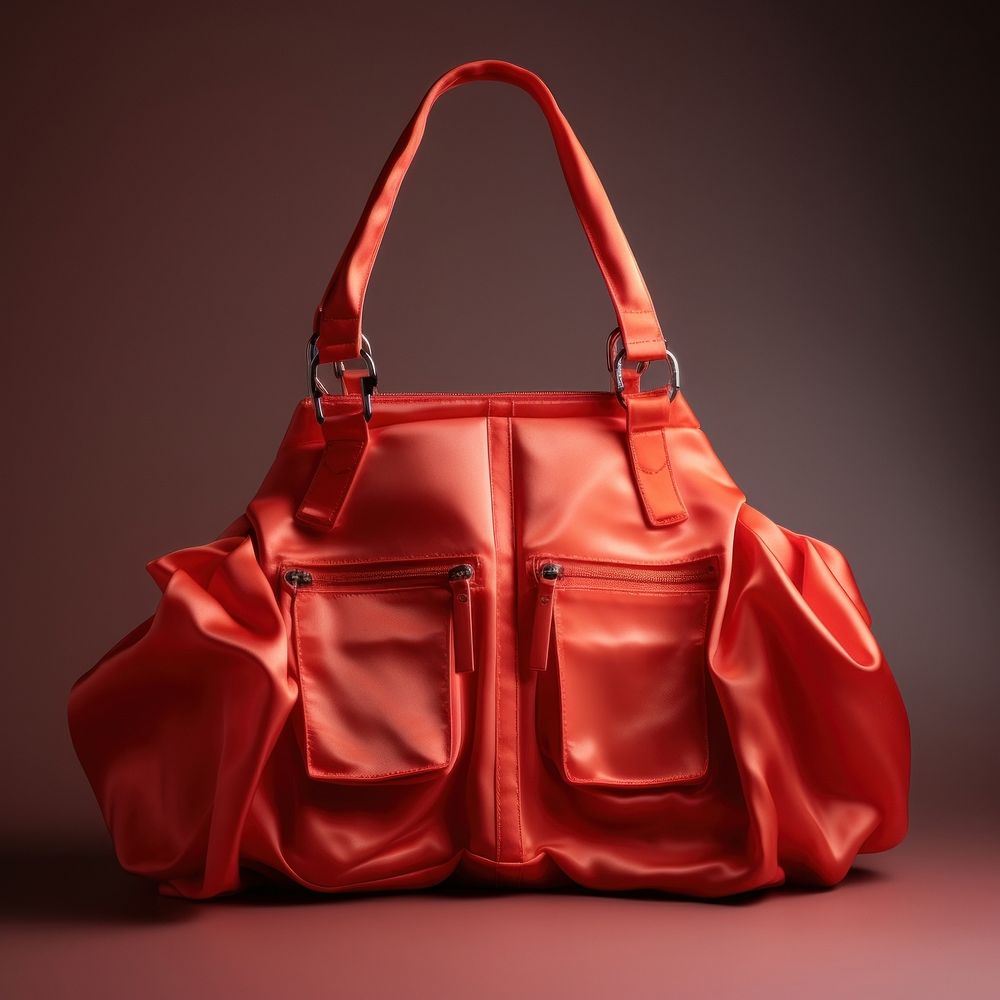 Shoulder bag in satin fabric handbag purse accessories.