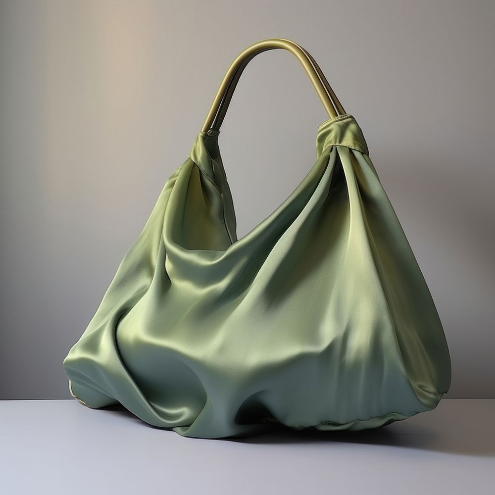 Shoulder bag in satin fabric handbag accessories accessory.
