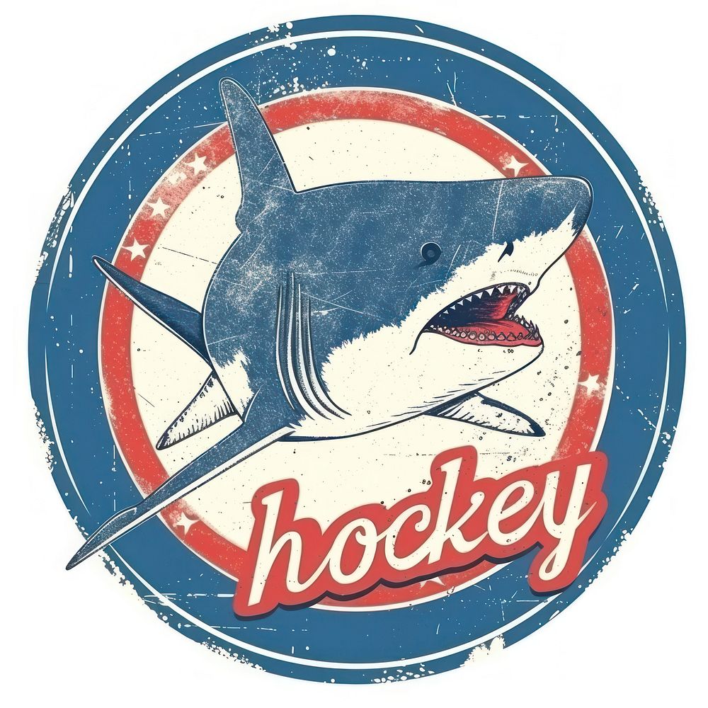 Shark logo fish trademark.