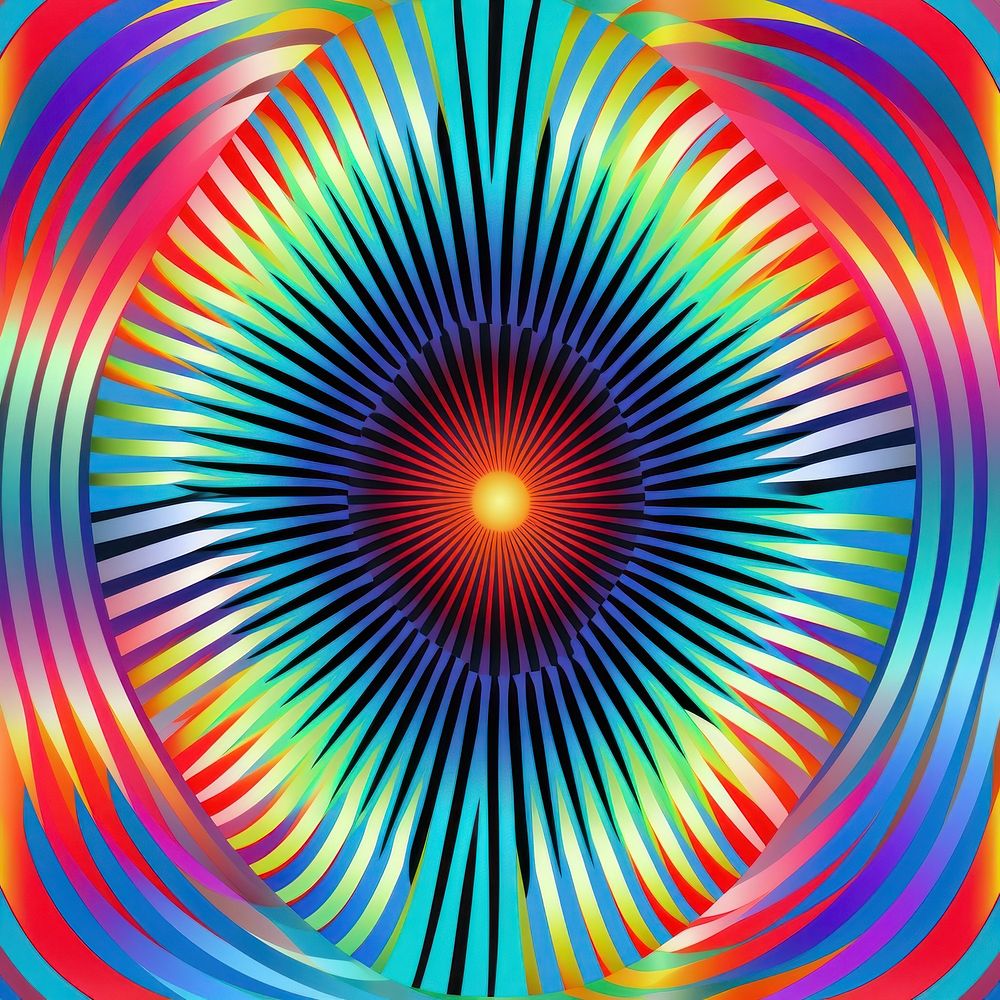 Hyper loop abstract pattern spiral.