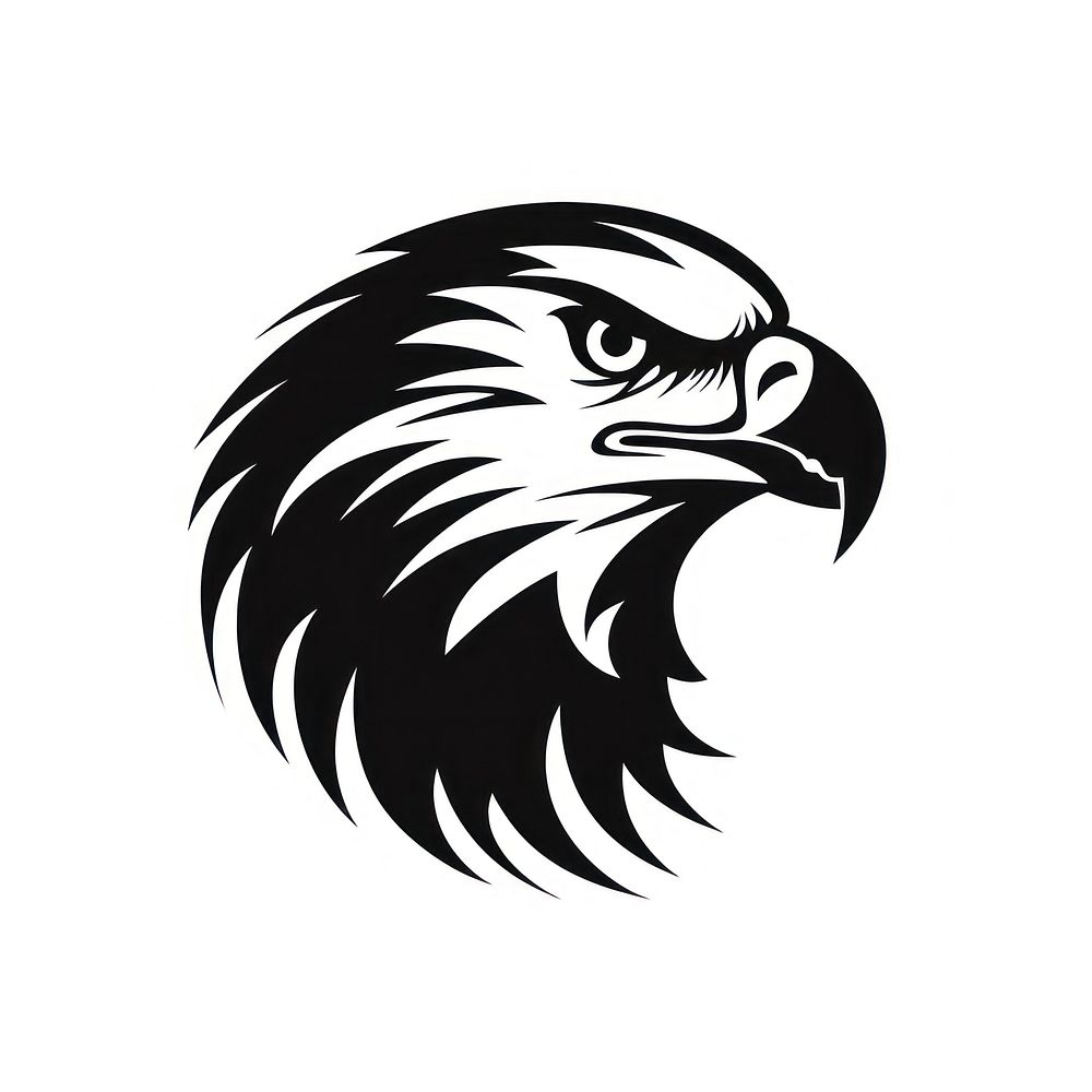Eagle nature bird logo.