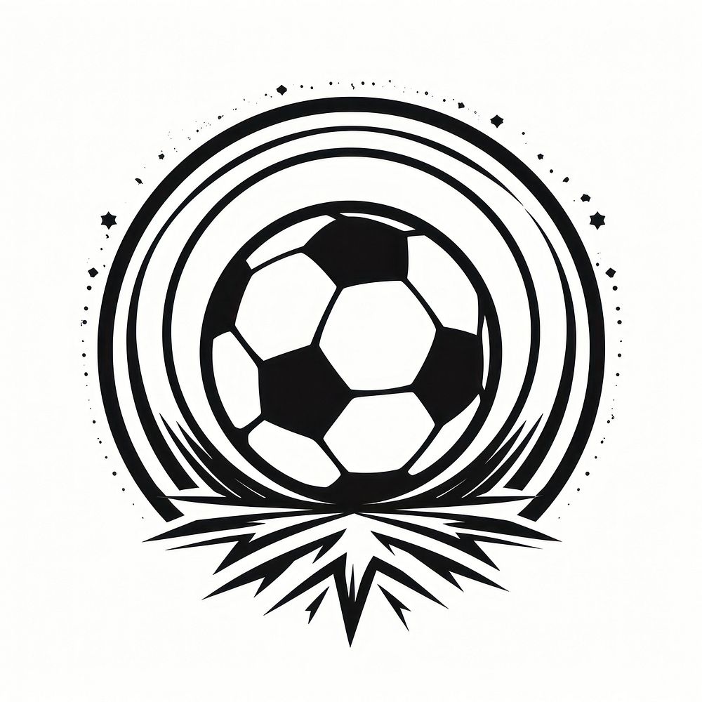 Football logo sports soccer.