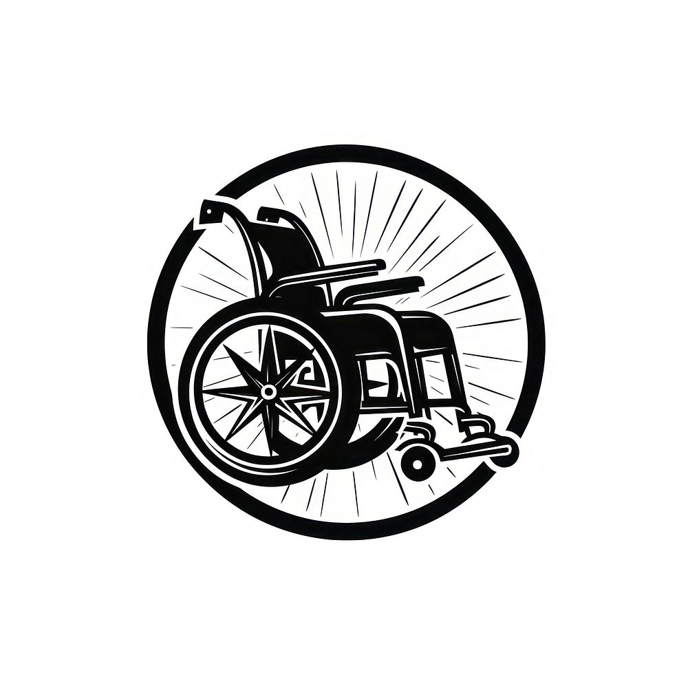 Wheelchair black logo parasports.