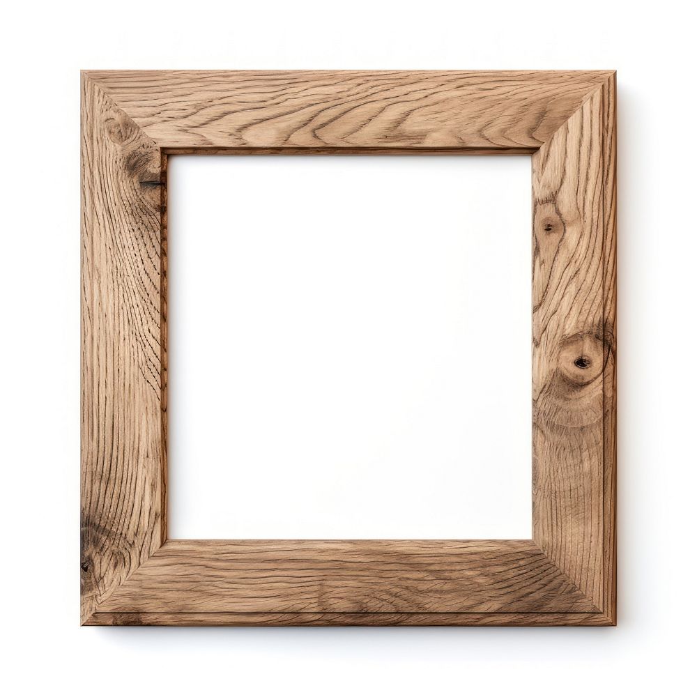 Oak wood texture square frame vintage backgrounds white background simplicity.