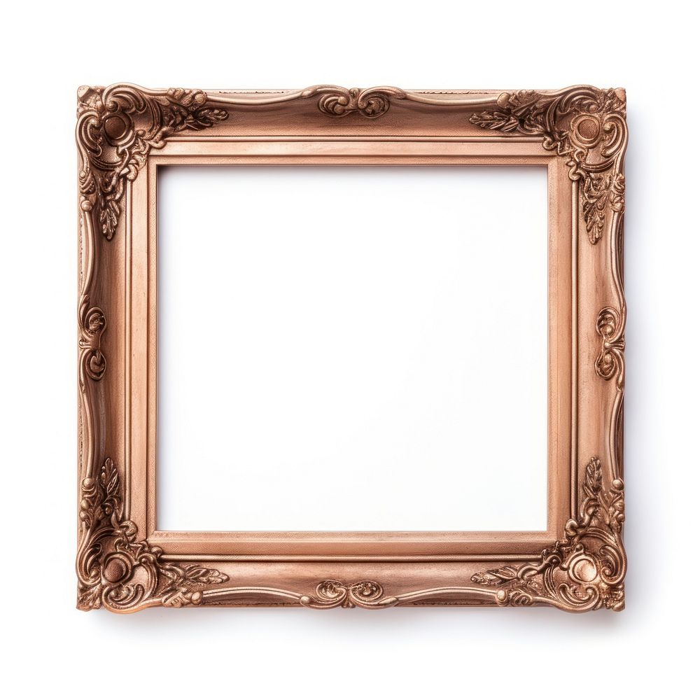 Pastel brown square frame vintage backgrounds white background architecture.