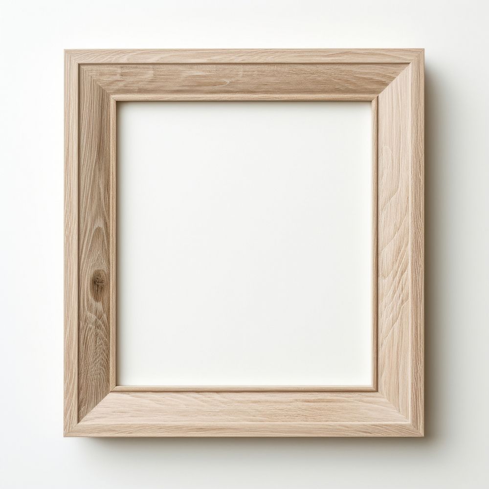 Pastel oak wood square frame vintage backgrounds white background simplicity.