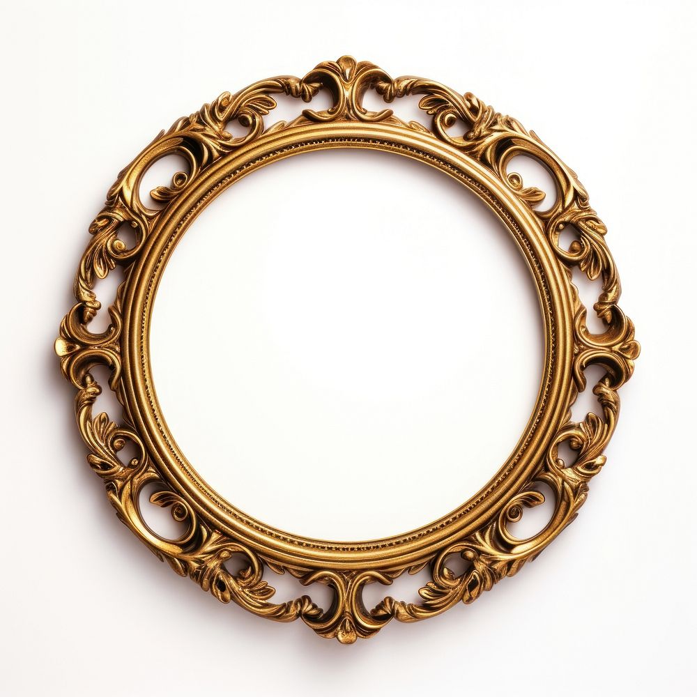 Vintage ornament circle frame vintage jewelry locket photo.