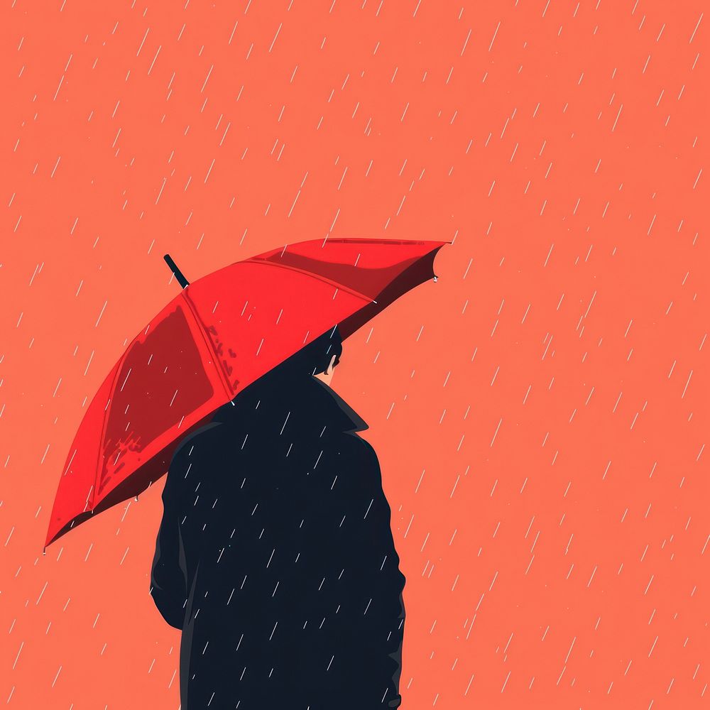 Y2k illustration rain transportation sheltering | Free Photo ...