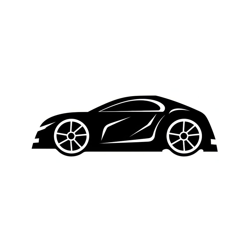 Car logo icon vehicle wheel black.
