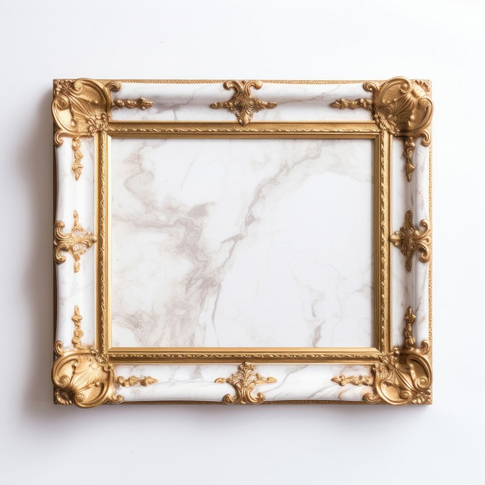 Marble pattern frame vintage rectangle white background architecture.