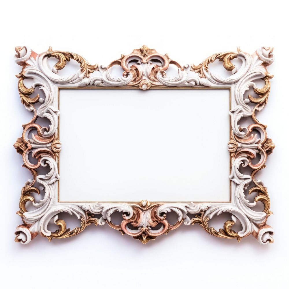 Marble pattern frame vintage rectangle white background architecture.