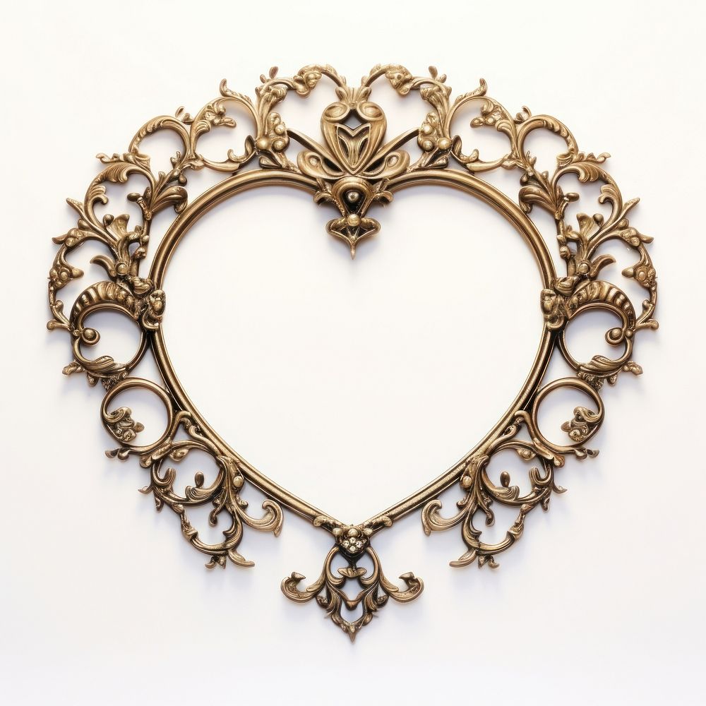 Vintage ornament frame necklace jewelry pendant.