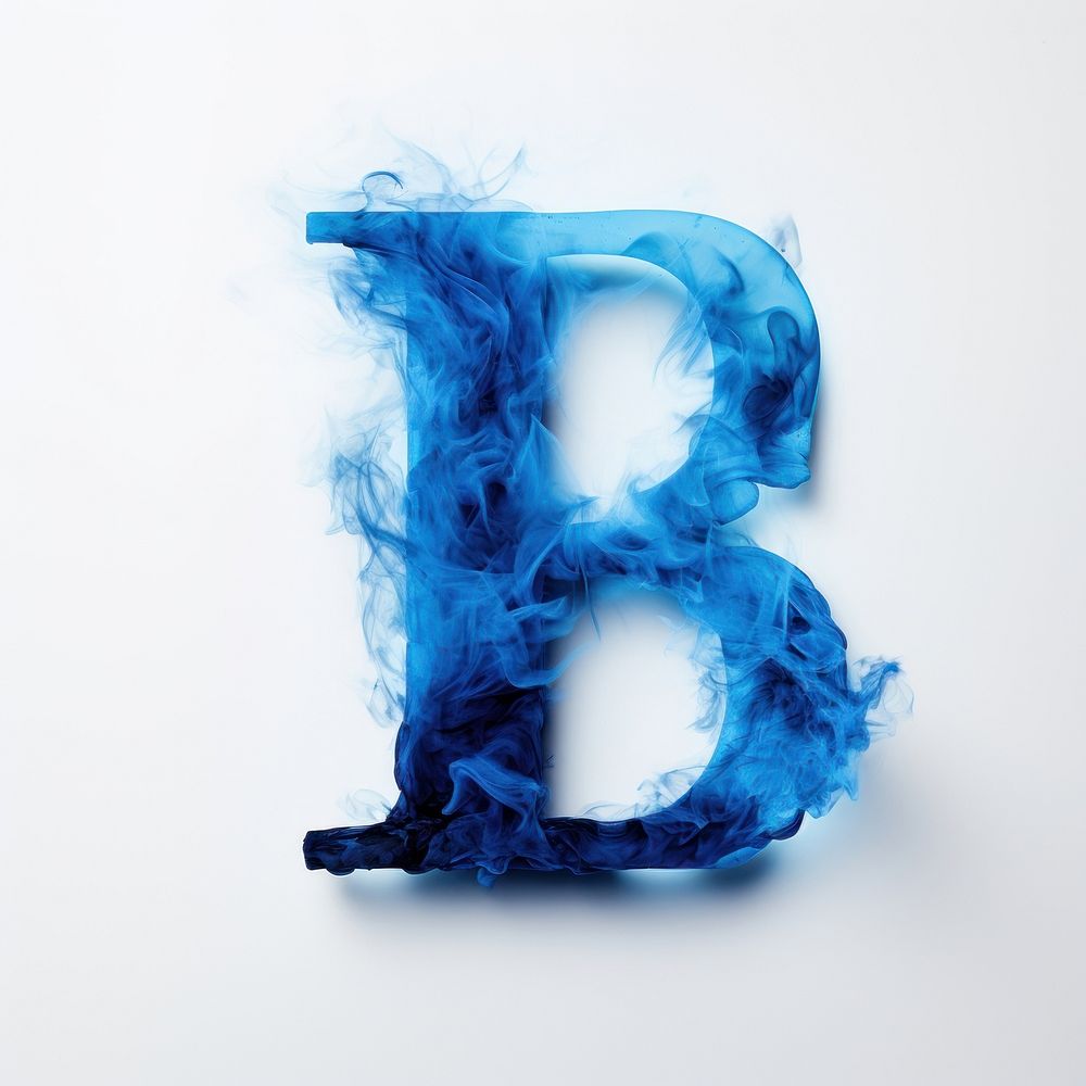 Blue flame letter B font | Free Photo - rawpixel