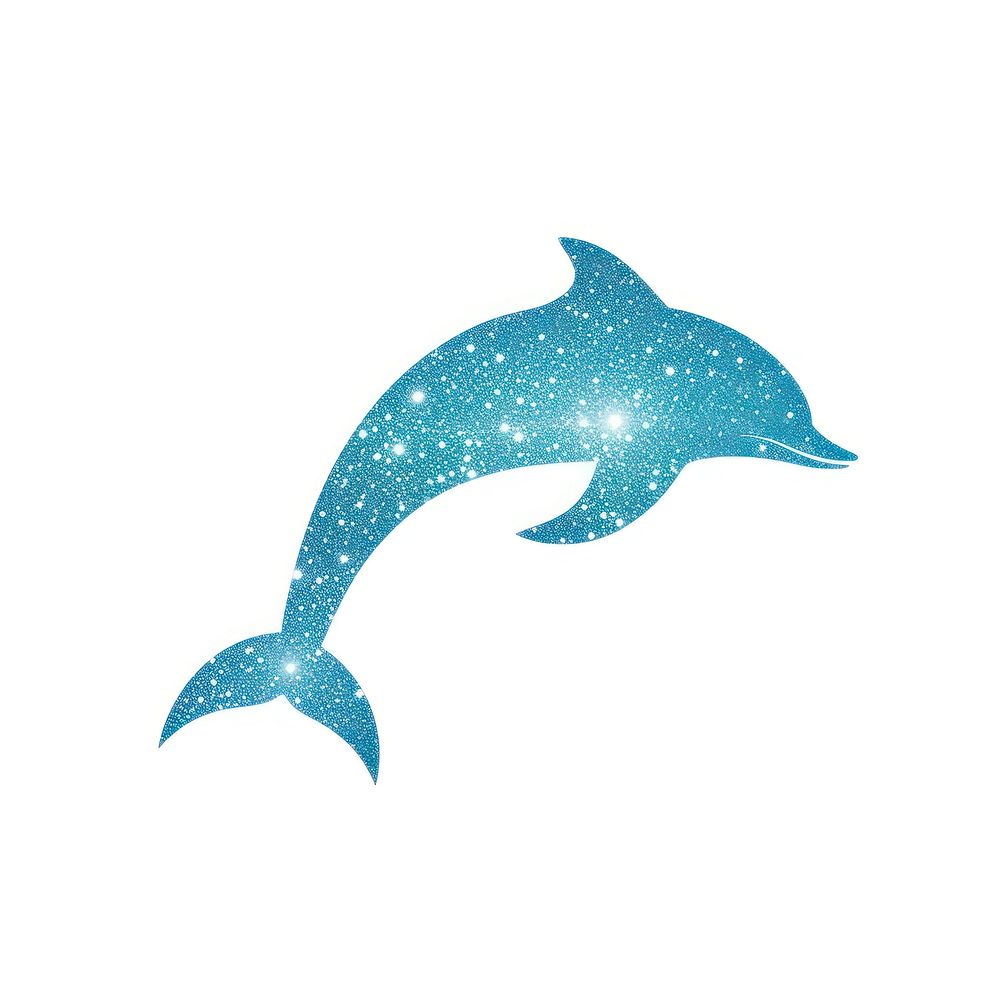 Blue Dolphin icon dolphin animal mammal.