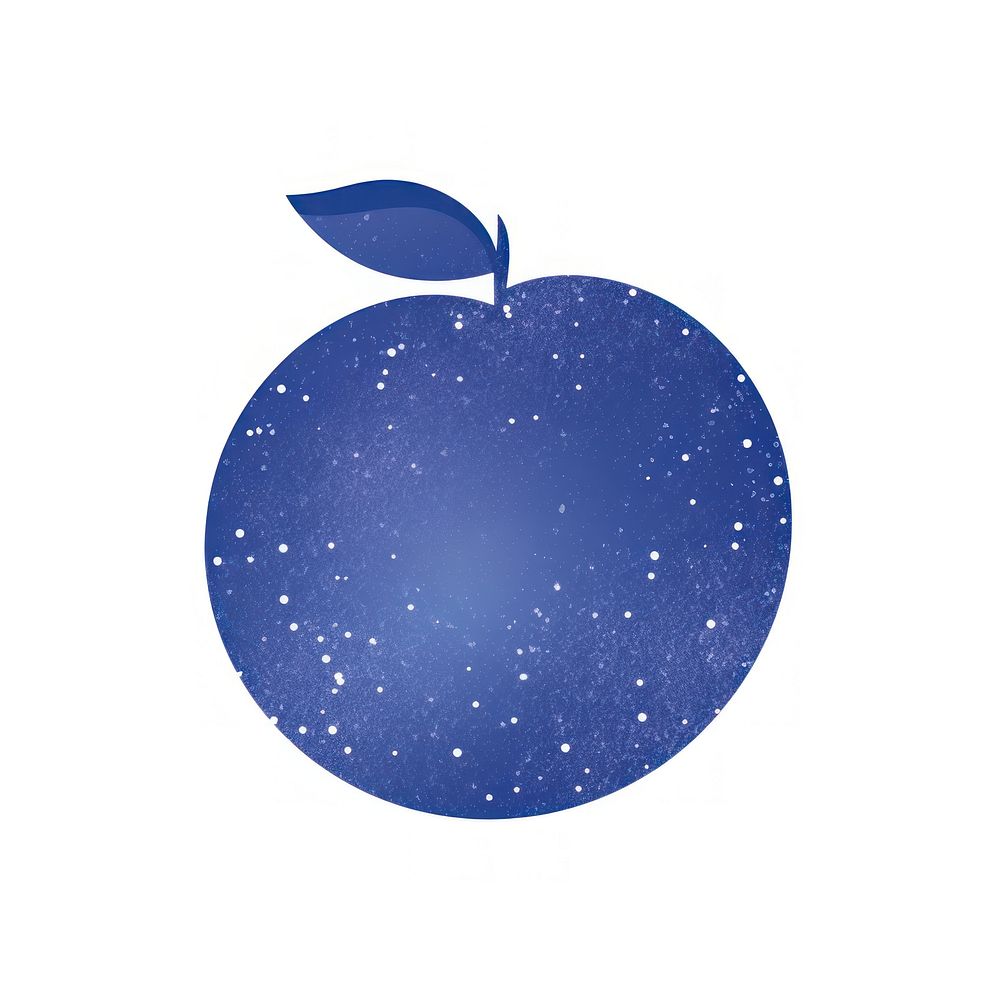 Blueberry icon astronomy shape plant.