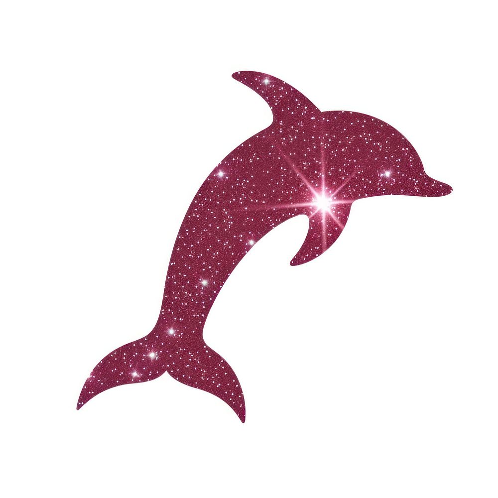 Dolphin animal shape fish.