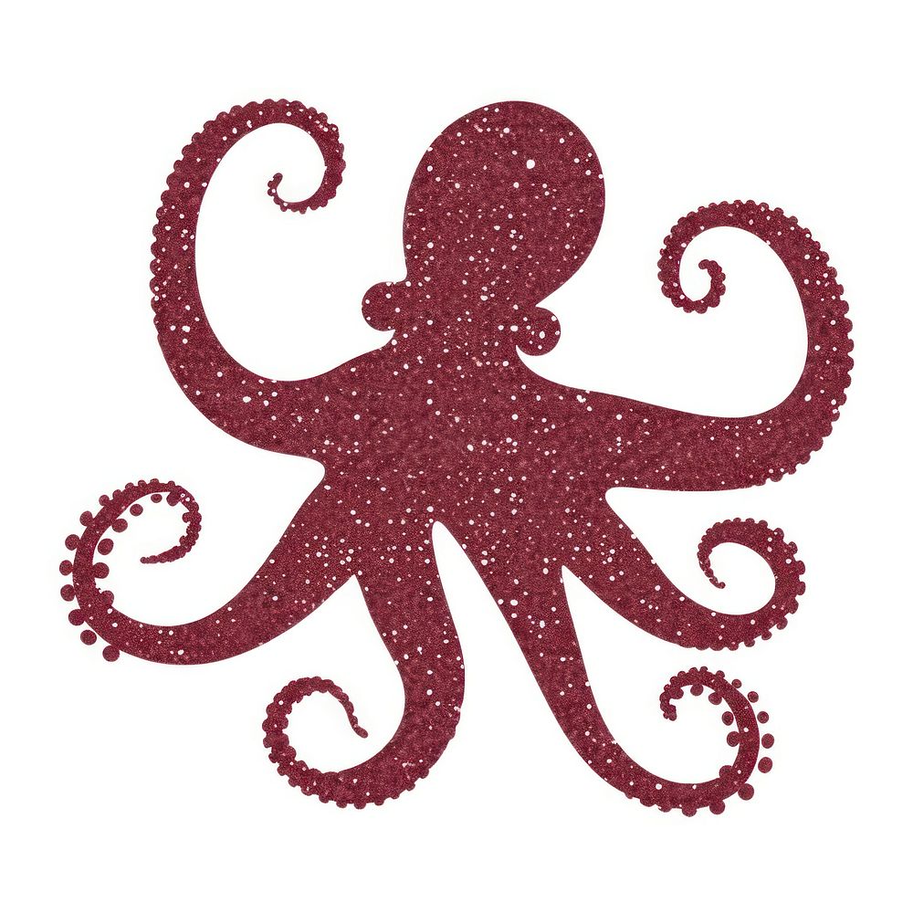 Octopus animal white background invertebrate.