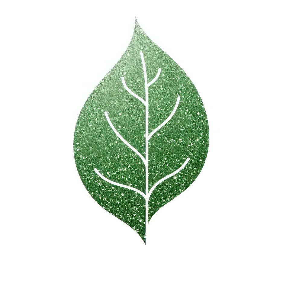 Green plant icon leaf white background outdoors.