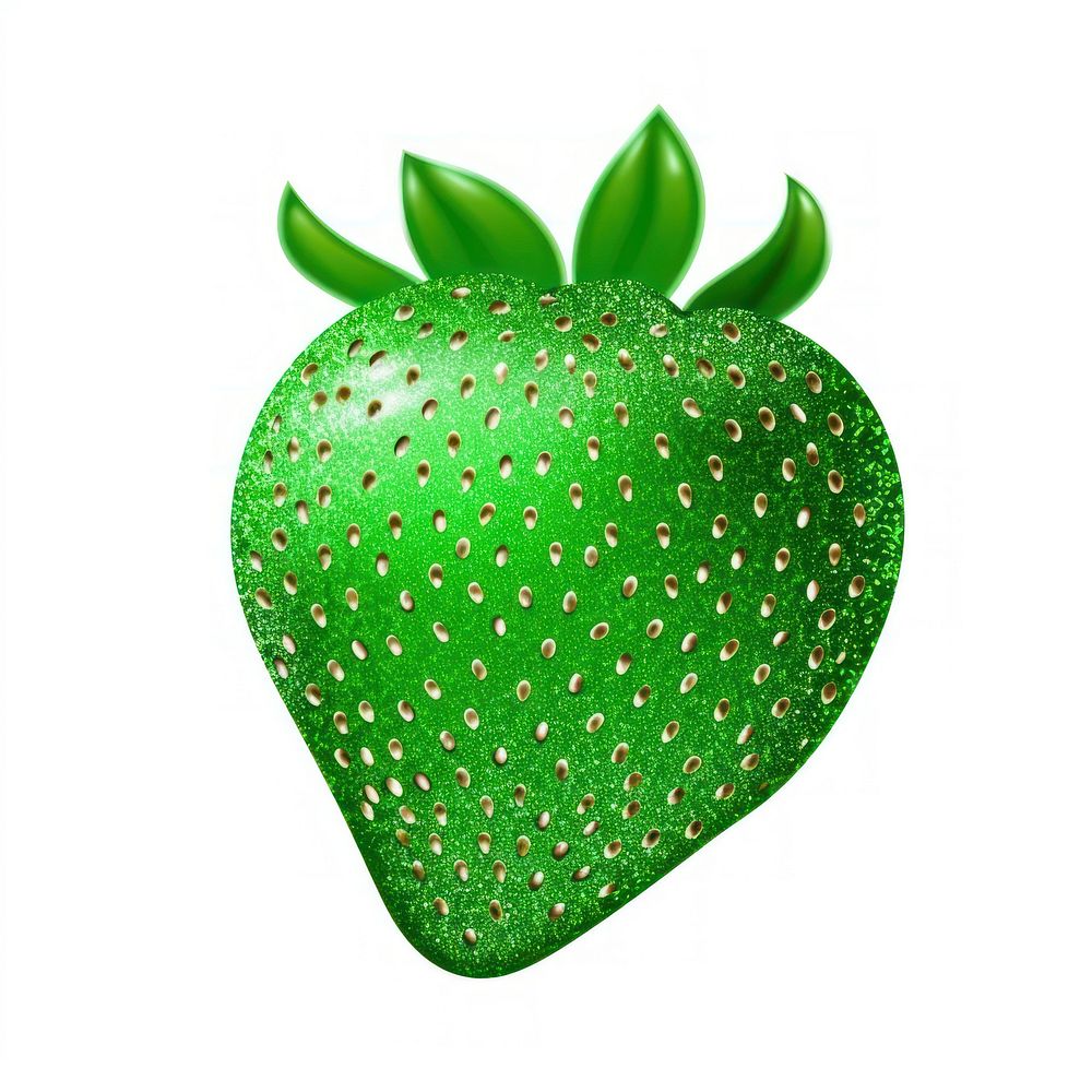 Strawberry fruit plant green.
