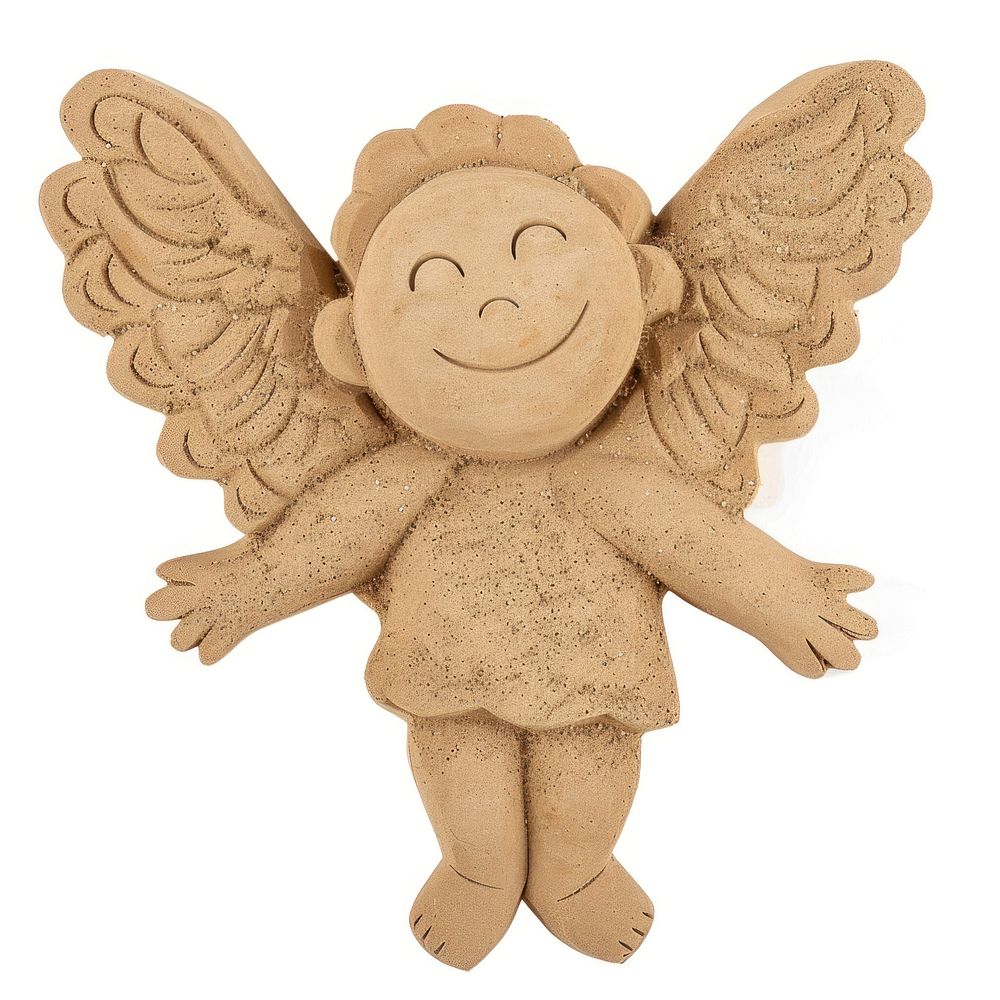 Sand Sculpture angel art toy sculpture.