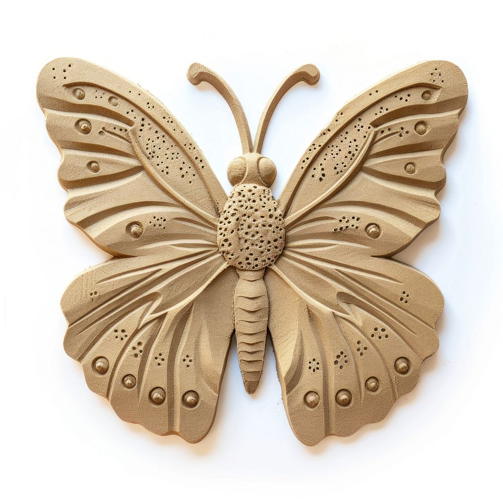 Sand Sculpture butterfly animal insect brooch.