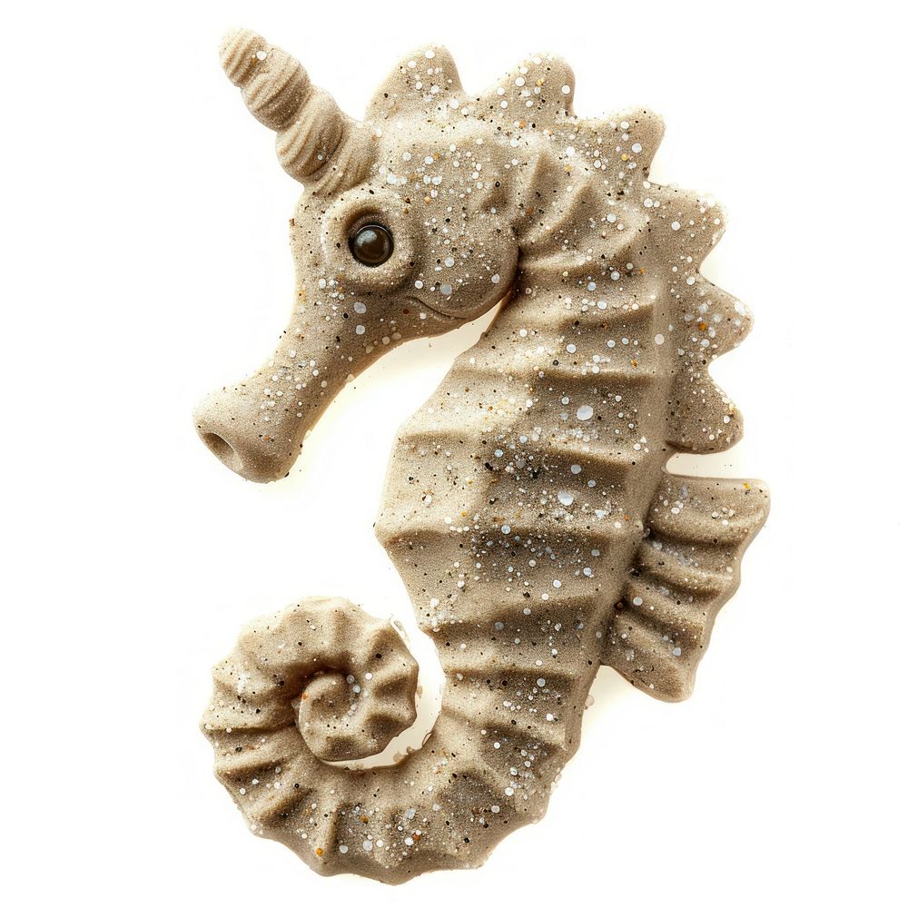 Sand Sculpture seahorse sculpture wildlife animal.