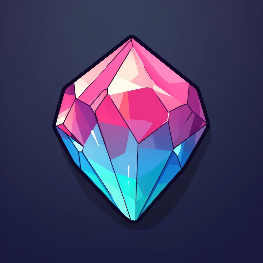 Gemstone jewelry diamond crystal.