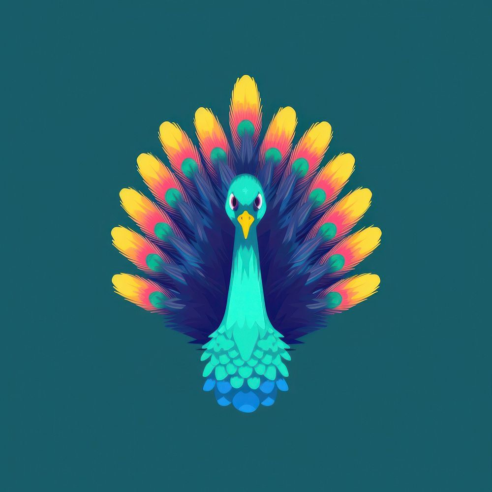 Peacock graphics animal bird.