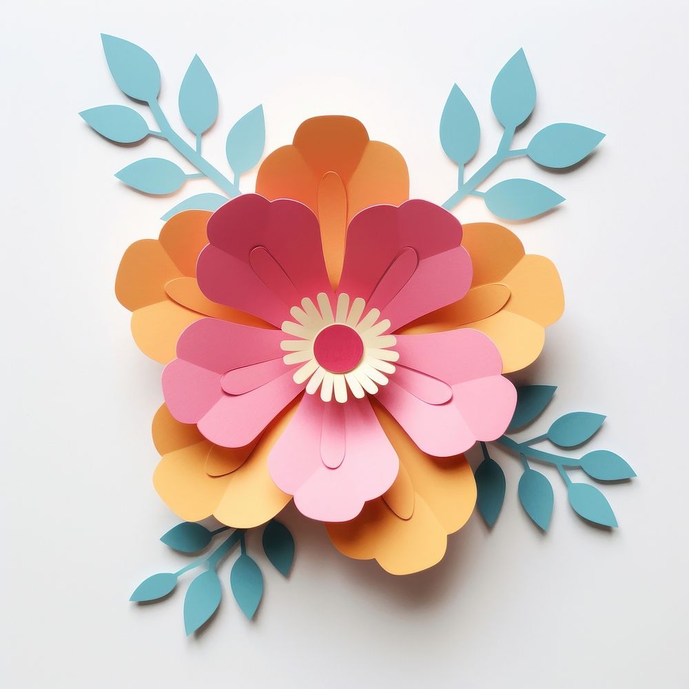 Blossom paper craft art.