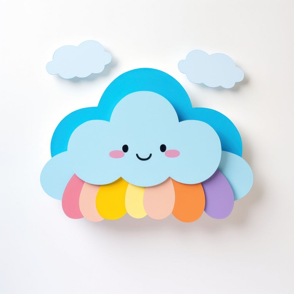 Cloud paper accessories creativity.