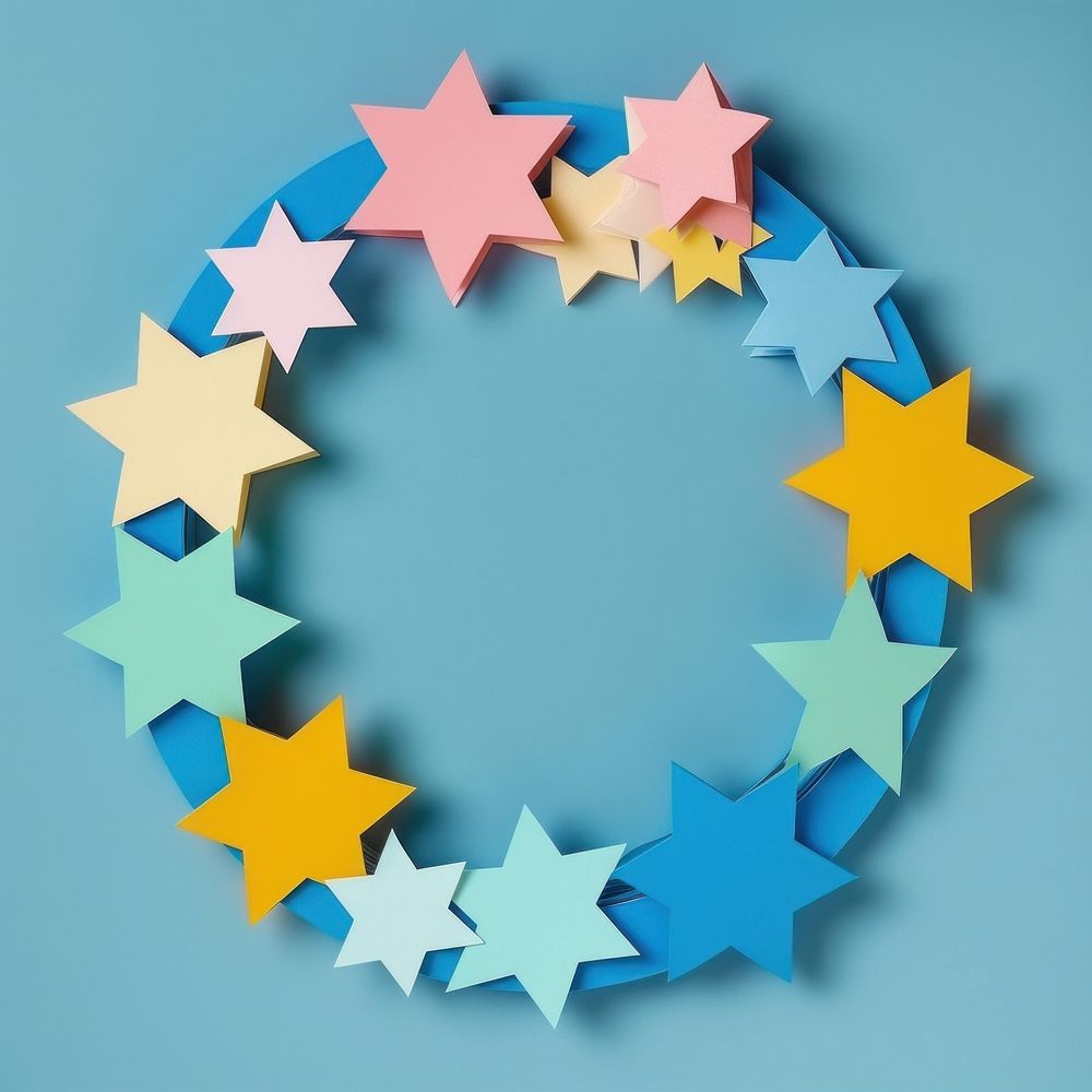 Star circle border symbol celebration creativity.