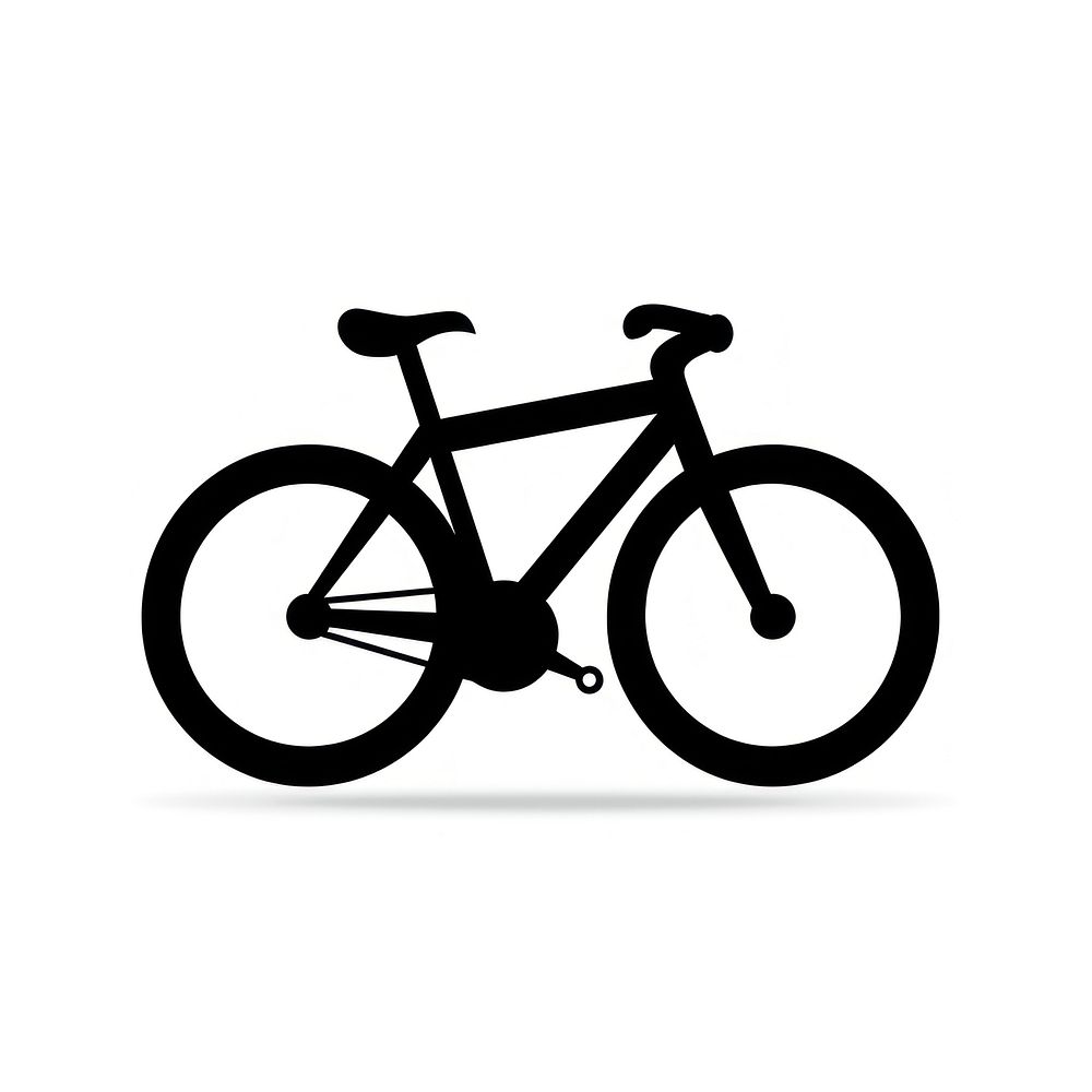 Bicycle silhouette vehicle wheel.