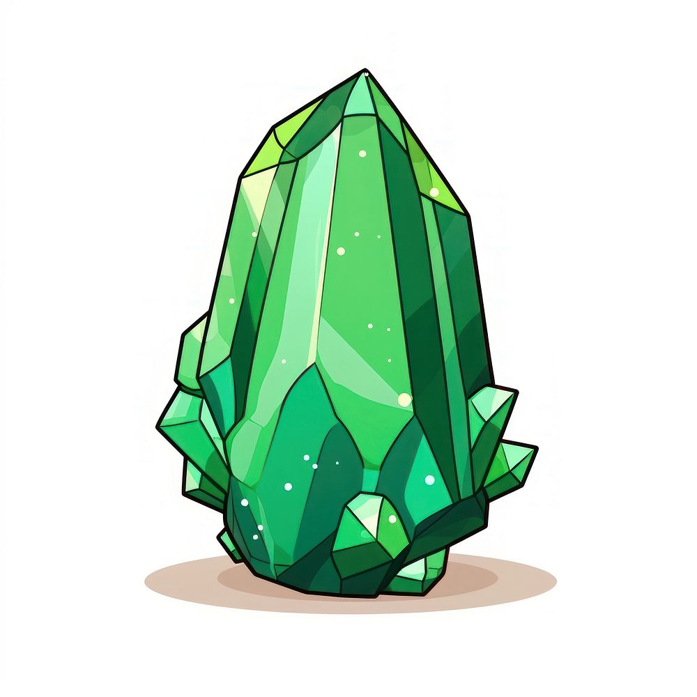 Gemstone jewelry emerald mineral.