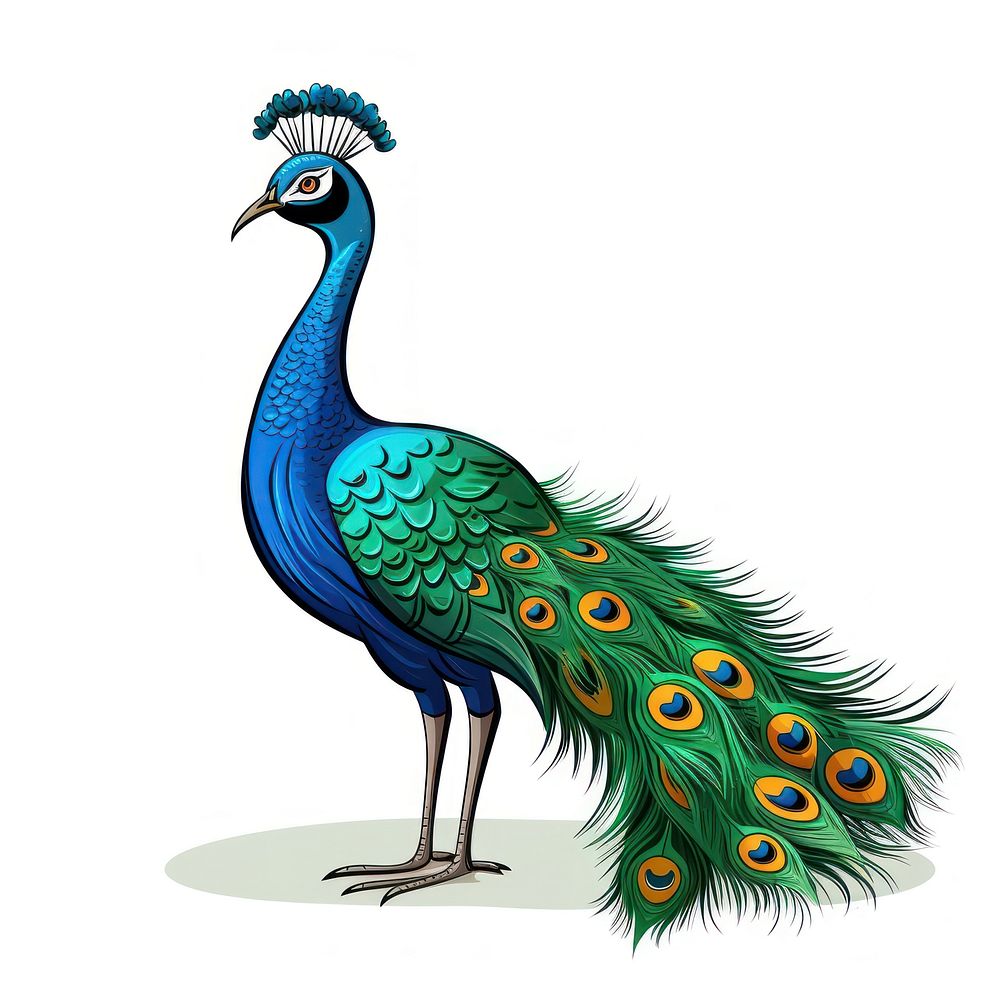 Peacock animal bird wing.