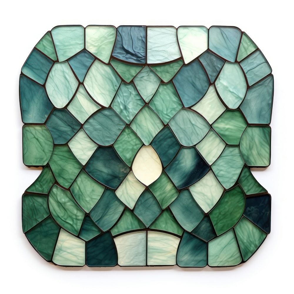 Gemstone shape glass art.