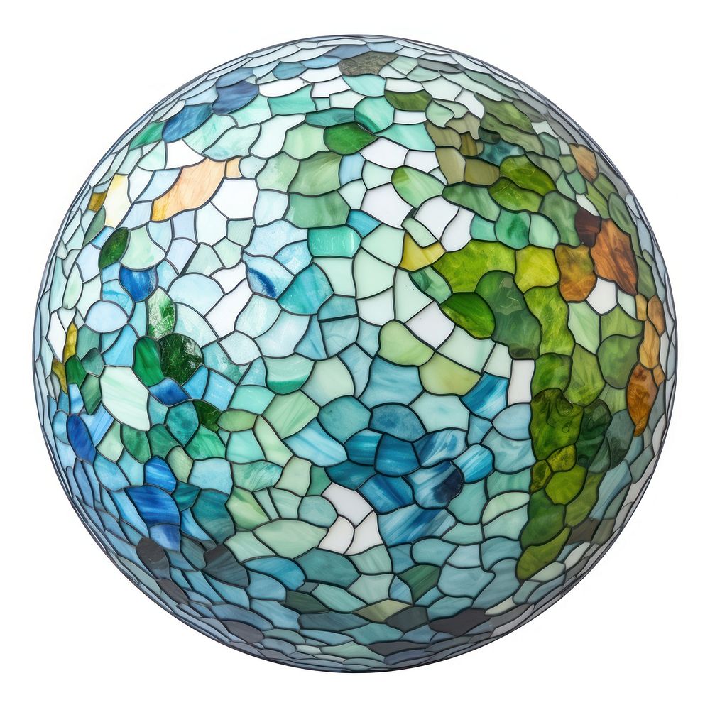 Globe backgrounds sphere mosaic.