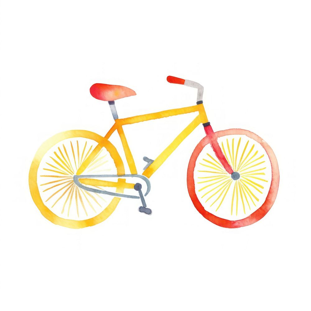 Bicycle vehicle wheel white background.