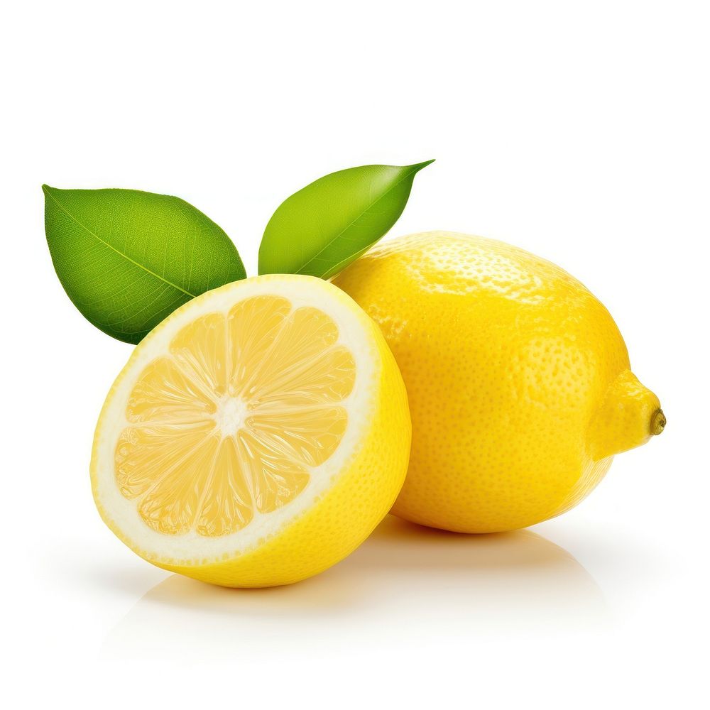 Fresh lemon fruit plant food.