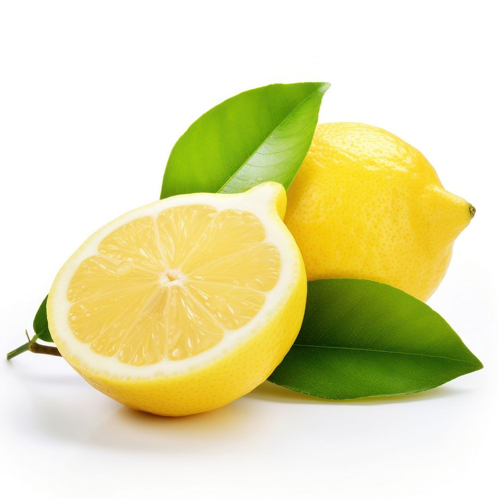 Fresh lemon fruit plant food.