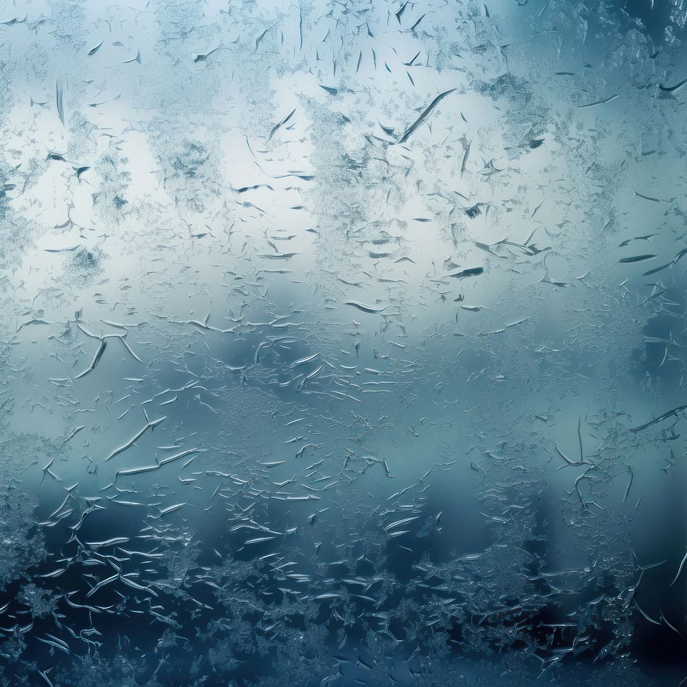Condensed glass window backgrounds snow ice.