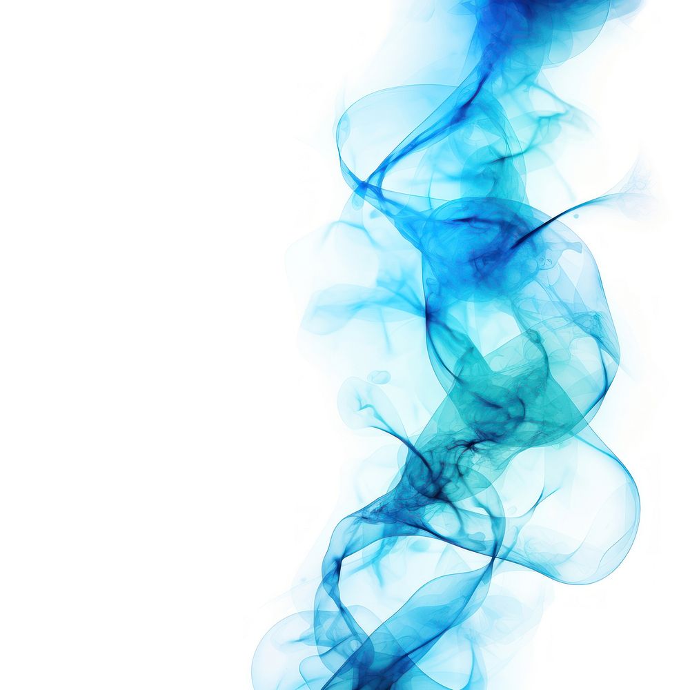 Abstract smoke of DNA backgrounds blue white background.