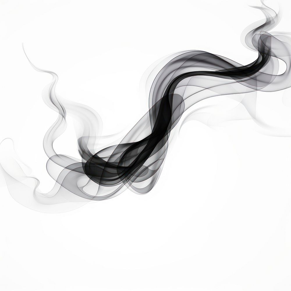Abstract smoke of 8 backgrounds black white.