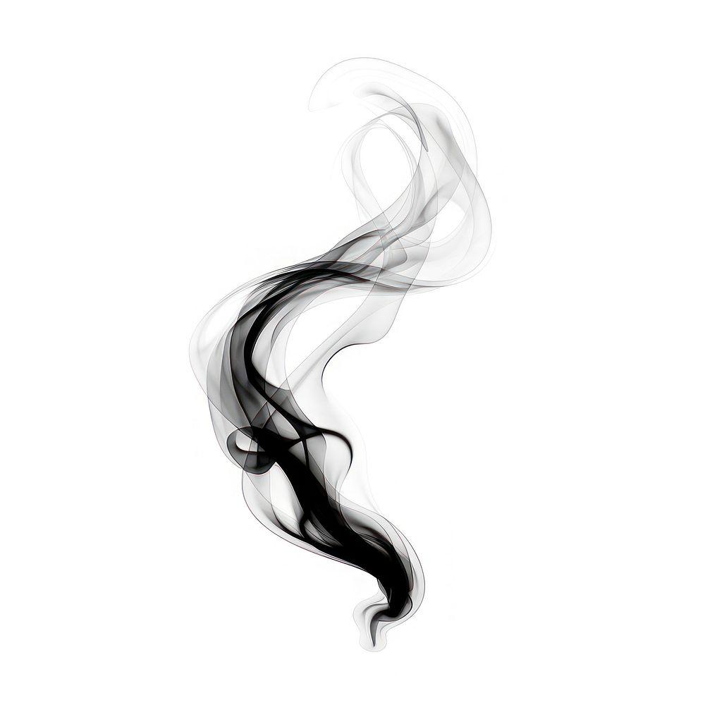 Smoke abstract black white.